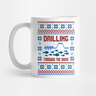 drilling through the snow Mug